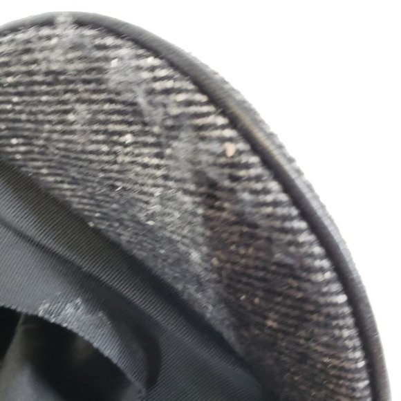 Eugenia Kim Newsboy Cap Tweed Texture Ear Flaps Grey Black main image 4